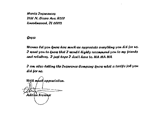 Adrian Frowner Testimonial