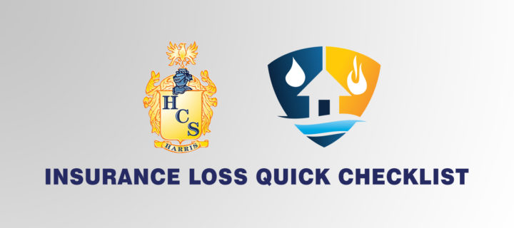 The Harris Claims Insurance Loss Checklist (Quick List)